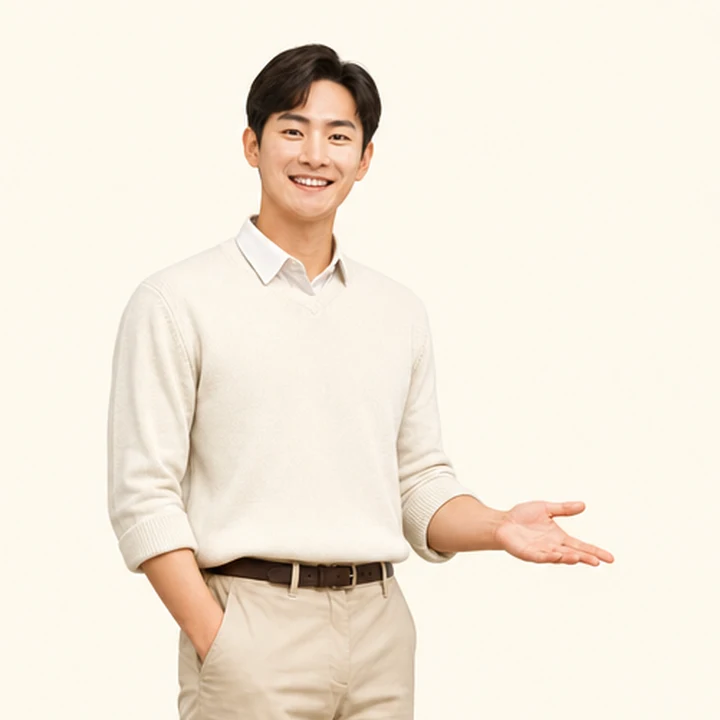 카니발 신차 장기렌트 상담 신청을 안내하는 담당자